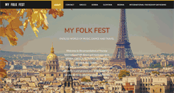 Desktop Screenshot of myfolkfest.com